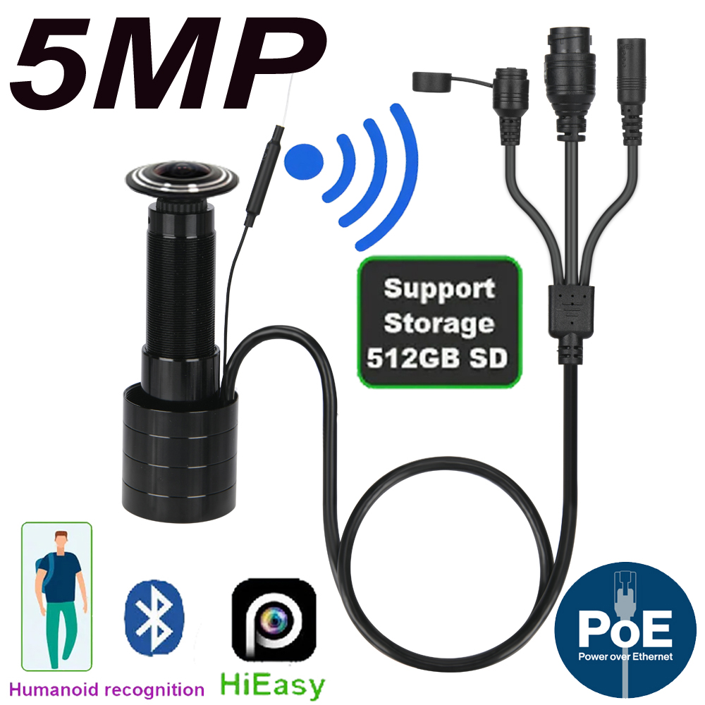 Home Security Camera Installation - 5MP Tür Auge IP POE Kamera