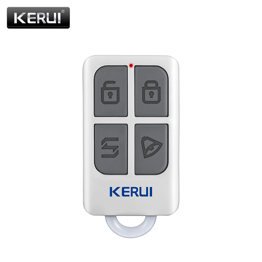 Home Security Systems - KERUI Drahtlose, leistungsstarke, tragbare Fernbedienung, 4-Tasten-Schlüsselanhänger