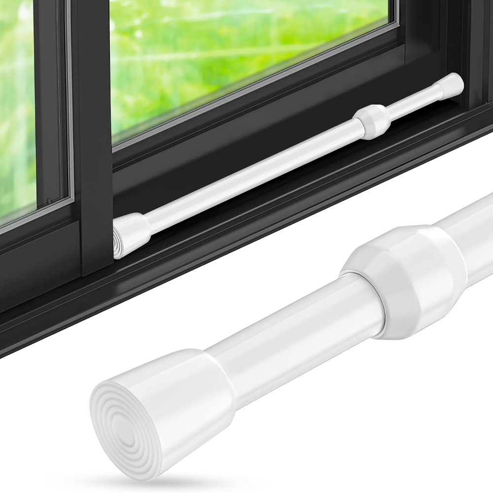 Home Security Door Reinforcement Lock - Verstellbare Sicherheitsstange aus Metall für Fenster