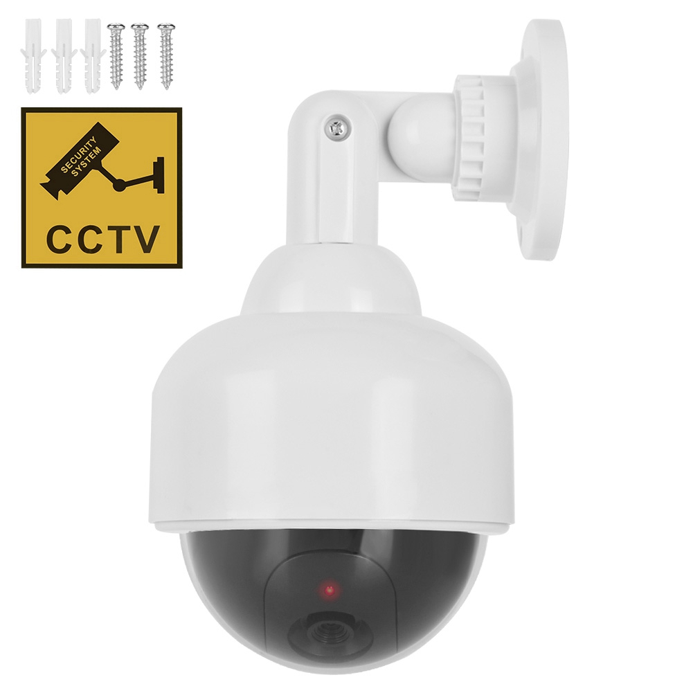 Home Security Camera Installation - Gefälschte Kamera, wasserdicht, realistische Dummy-Überwachungskamera mit