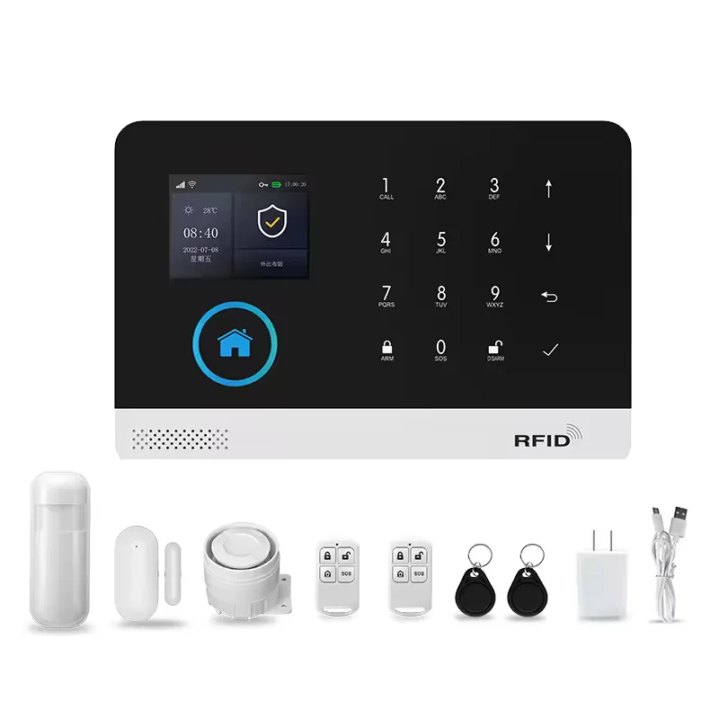 Home Security Using Gsm - Tuya Smart Home Sicherheitsalarmsystem Set ABS-Material