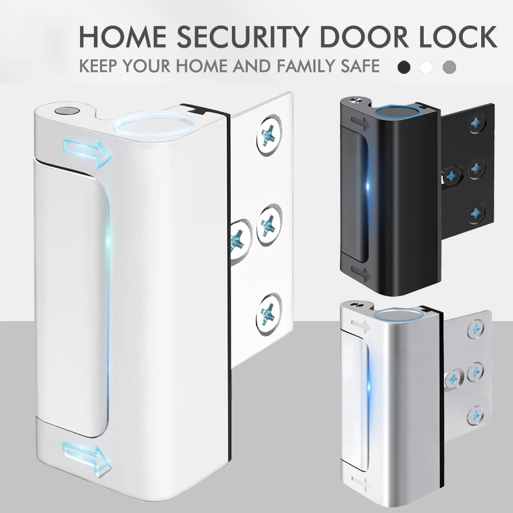 Home Security Door Reinforcement Lock - Neues Home Security Türschloss aus Aluminiumlegierung,