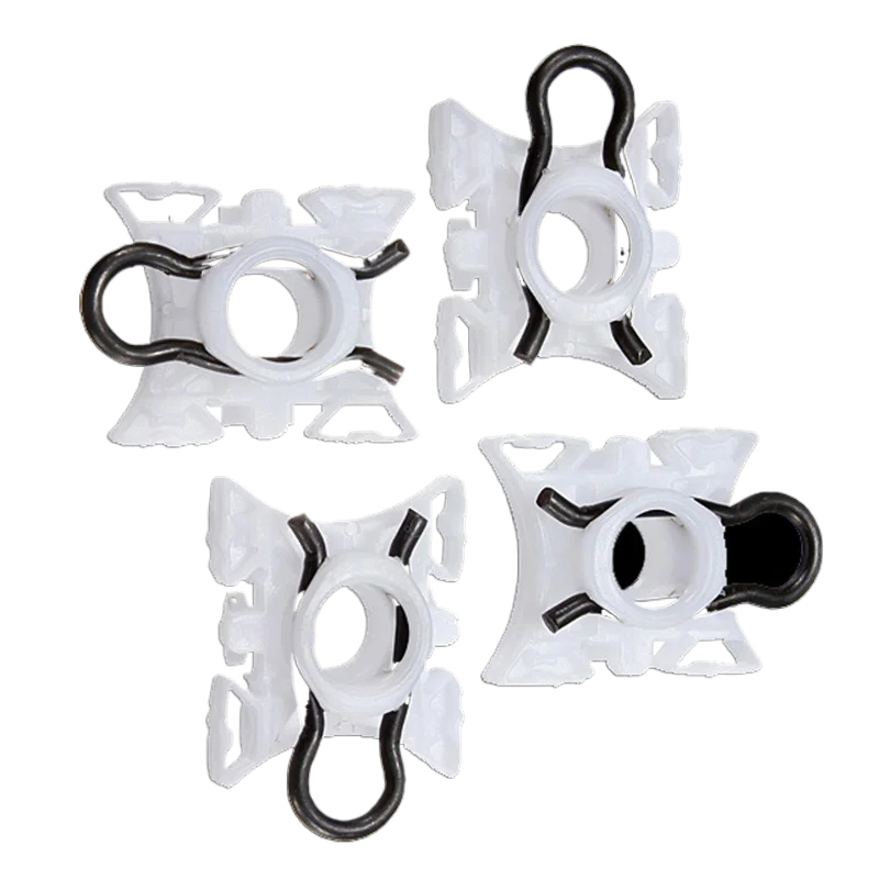 Home Security Door Reinforcement Lock - 4 Stück Fensterheber-Clips für Autotüren, Schienen-Ersatzteile