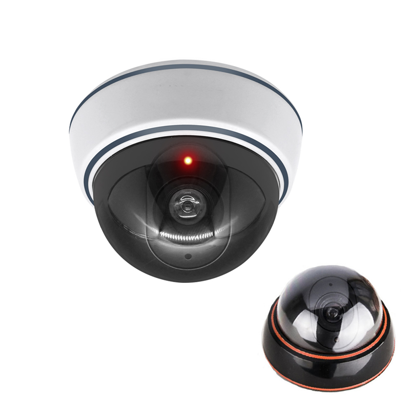 Home Security Camera Installation - Kreative Schwarz/Weiß Gefälschte Dome Kamera Simulation