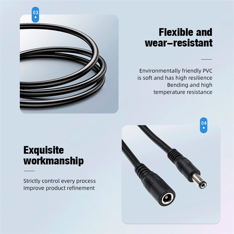 5,5 x 2,1 mm 1 Buchse auf 2 4  – Home Security Camera Installation Bewertung und Preis