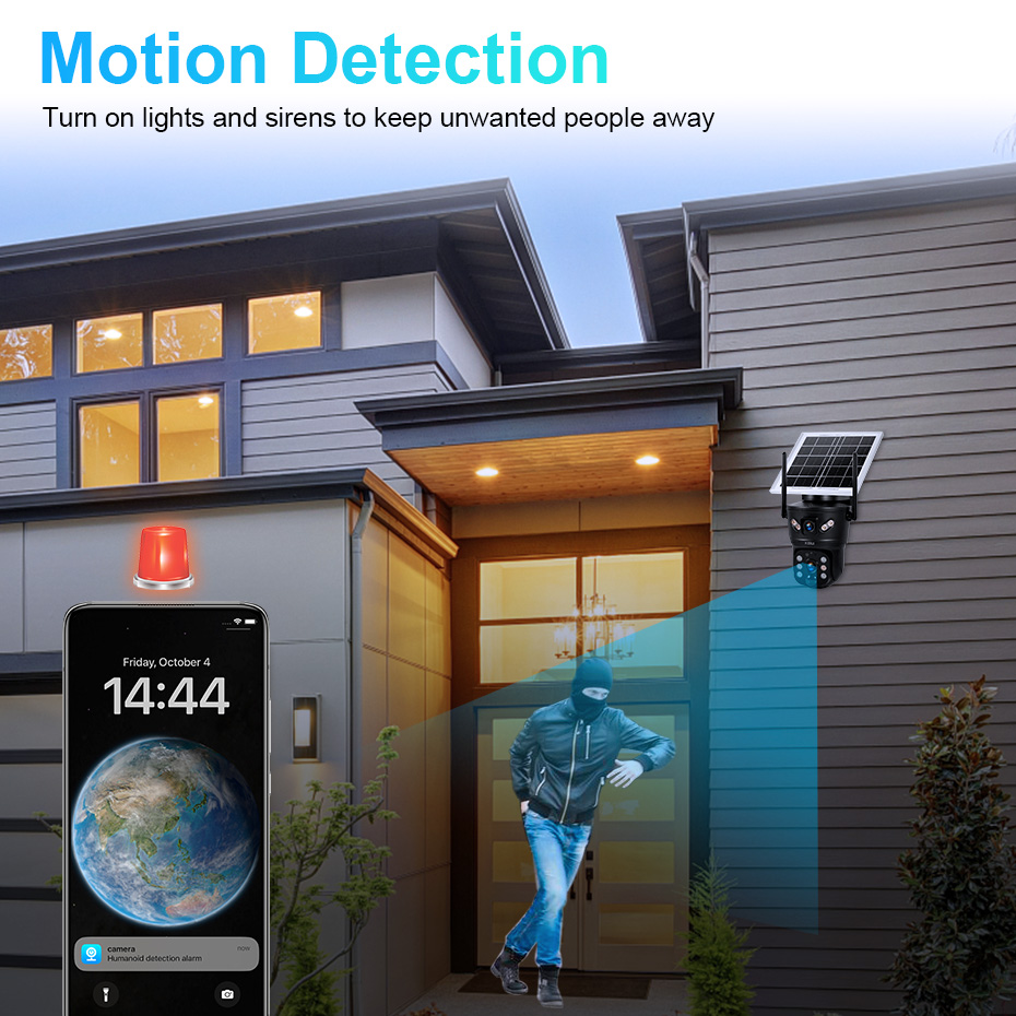 KERUI 6MP 4G SIM WLAN Solarkam – Home Security Camera Installation Bewertung und Preis