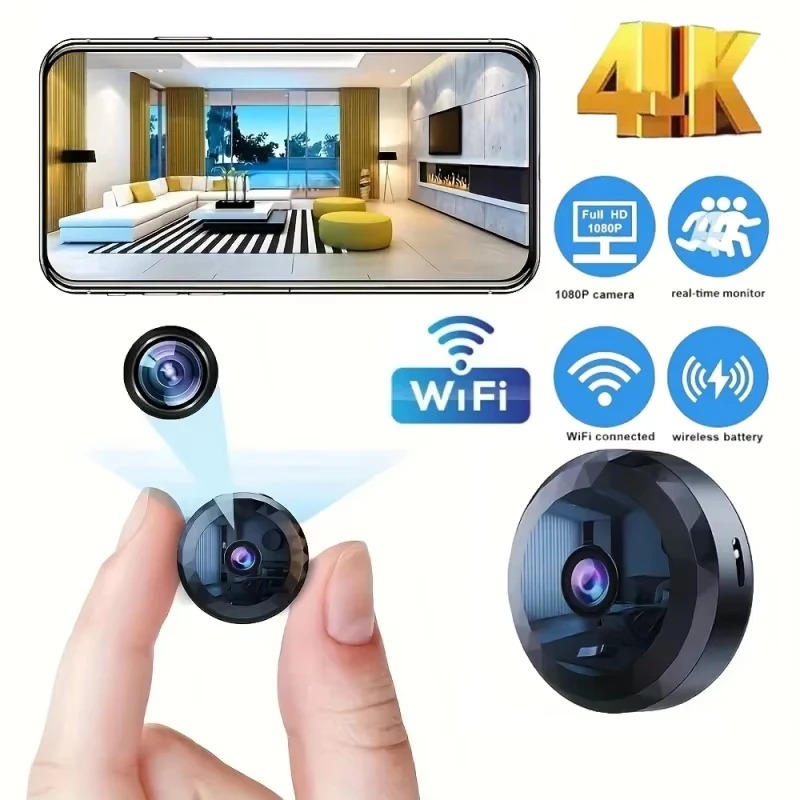 4K Mini WLAN-Kamera Drahtlose  – Home Security Ai Bewertung und Preis