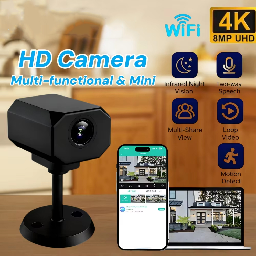 4K HD WiFi-Überwachungskamera  – Home Security Cameras Bewertung und Preis