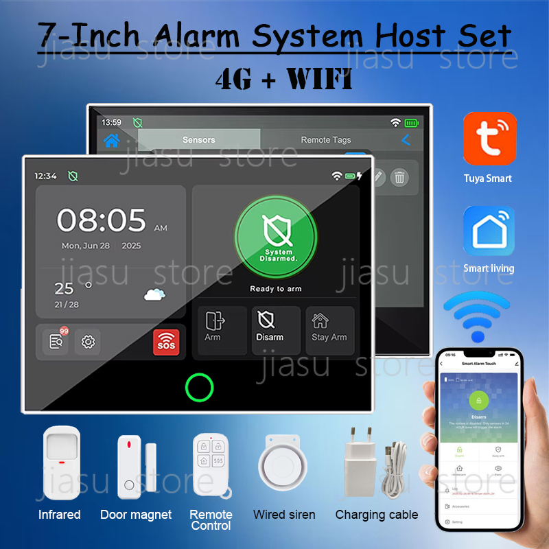 7 Zoll Kabelgebundenes Smart-S – Home Security Using Gsm Bewertung und Preis