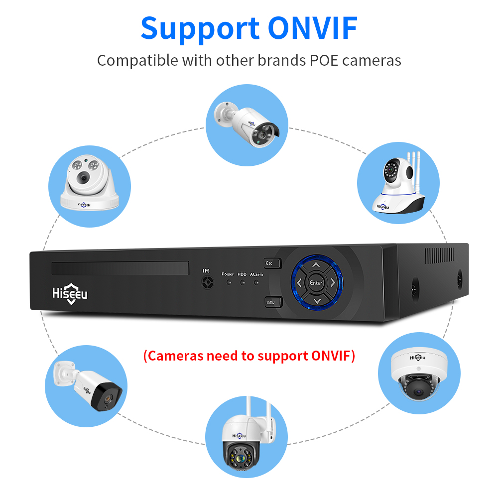 Hiseeu 4CH 10CH 16CH 4K 8MP 5M – Home Security Cameras Bewertung und Preis