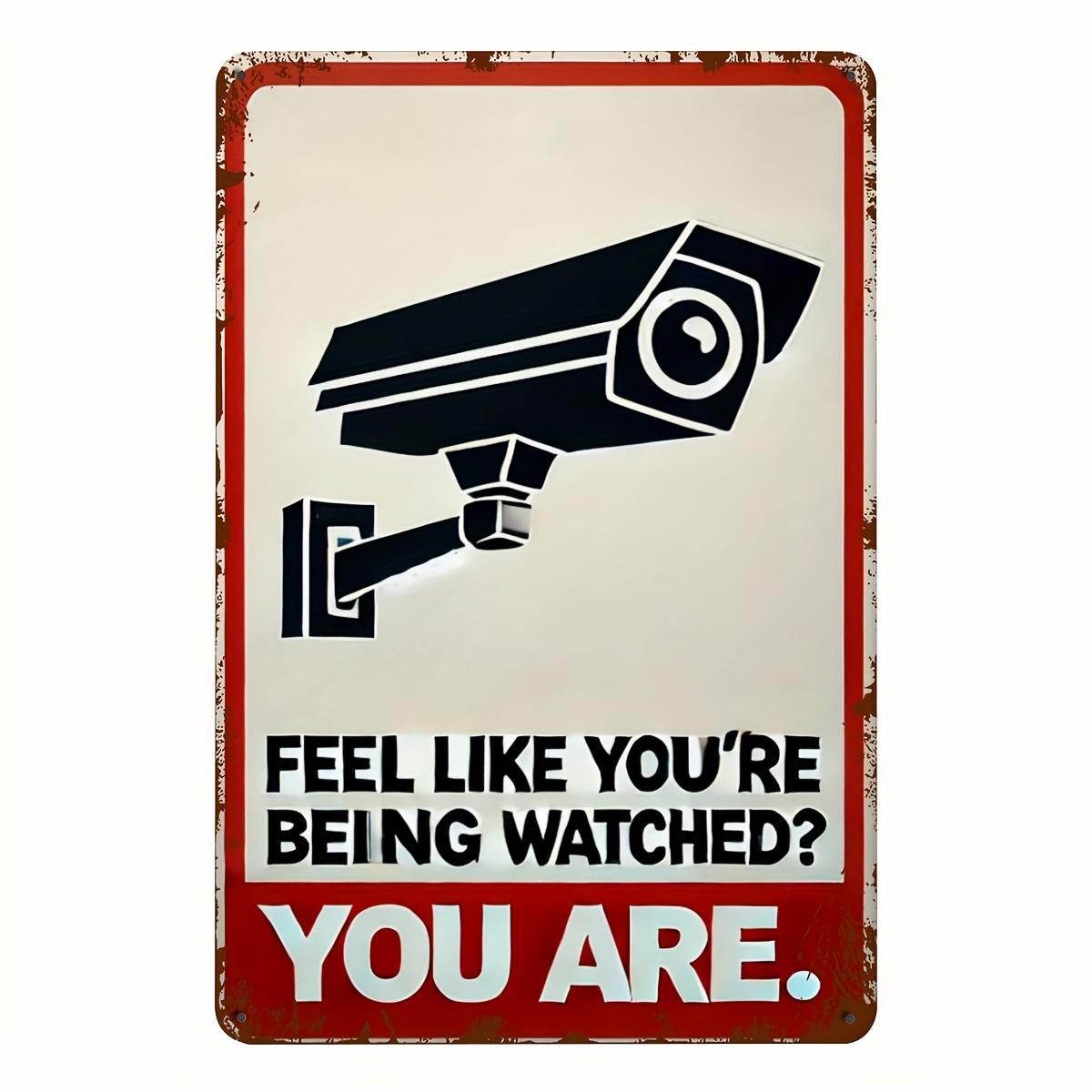 Lustiges Warnschild für Überwa – Home Security Cameras Bewertung und Preis