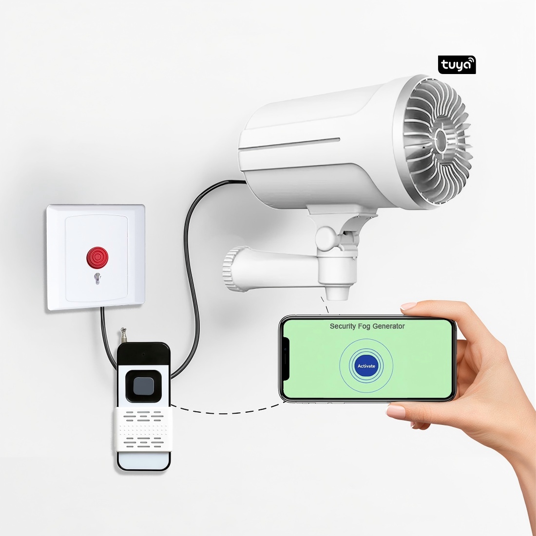 Sicherheits-Nebelsystem Diebst – Home Security Fog System Bewertung und Preis