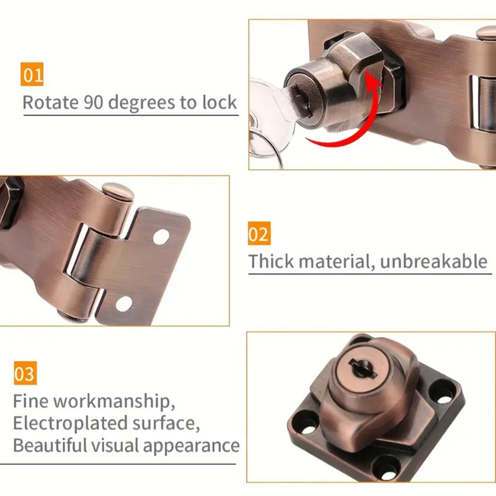 Verriegelungs-Haspe, robuste v – Home Security Door Reinforcement Lock Bewertung und Preis