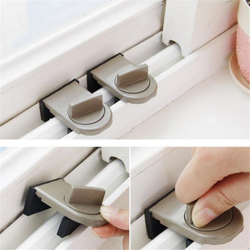 4 Sets Schiebeflügelstopper Sc – Home Security Door Reinforcement Lock Bewertung und Preis