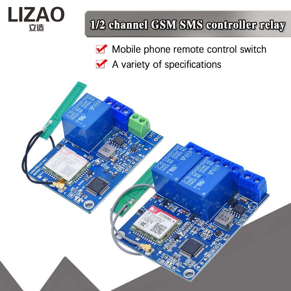 LIZAO 1/2-Kanal GSM SMS-Contro – Home Security Using Gsm Bewertung und Preis