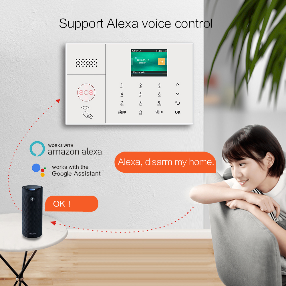 Beste VerkäufeTUYA Drahtloses  – Home Security Using Gsm Bewertung und Preis
