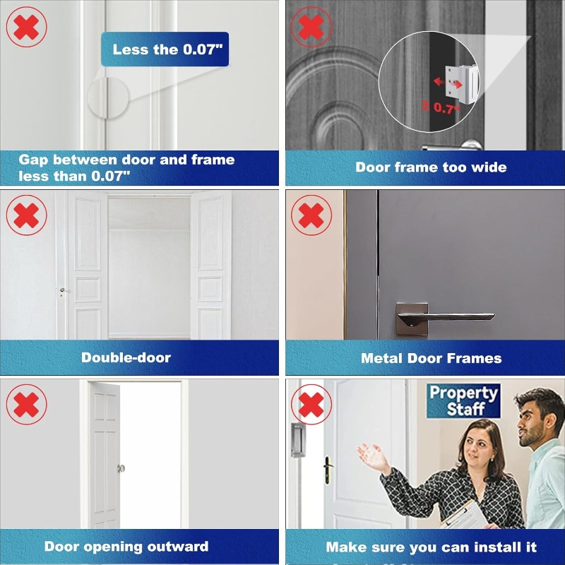 Türverstärkungsschloss, hält u – Home Security Door Reinforcement Lock Bewertung und Preis