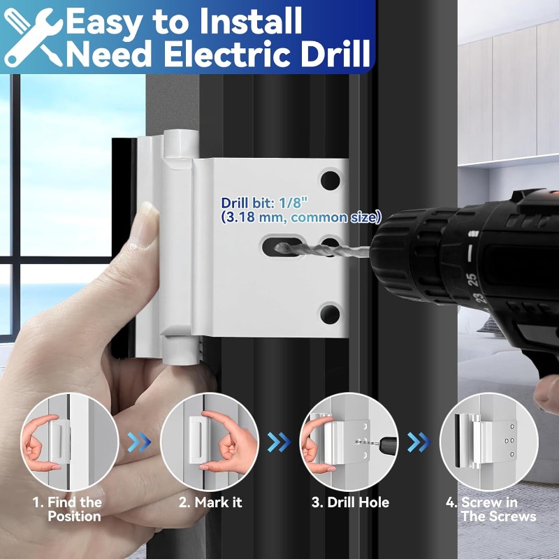 Türverstärkungsschloss, hält u – Home Security Door Reinforcement Lock Bewertung und Preis