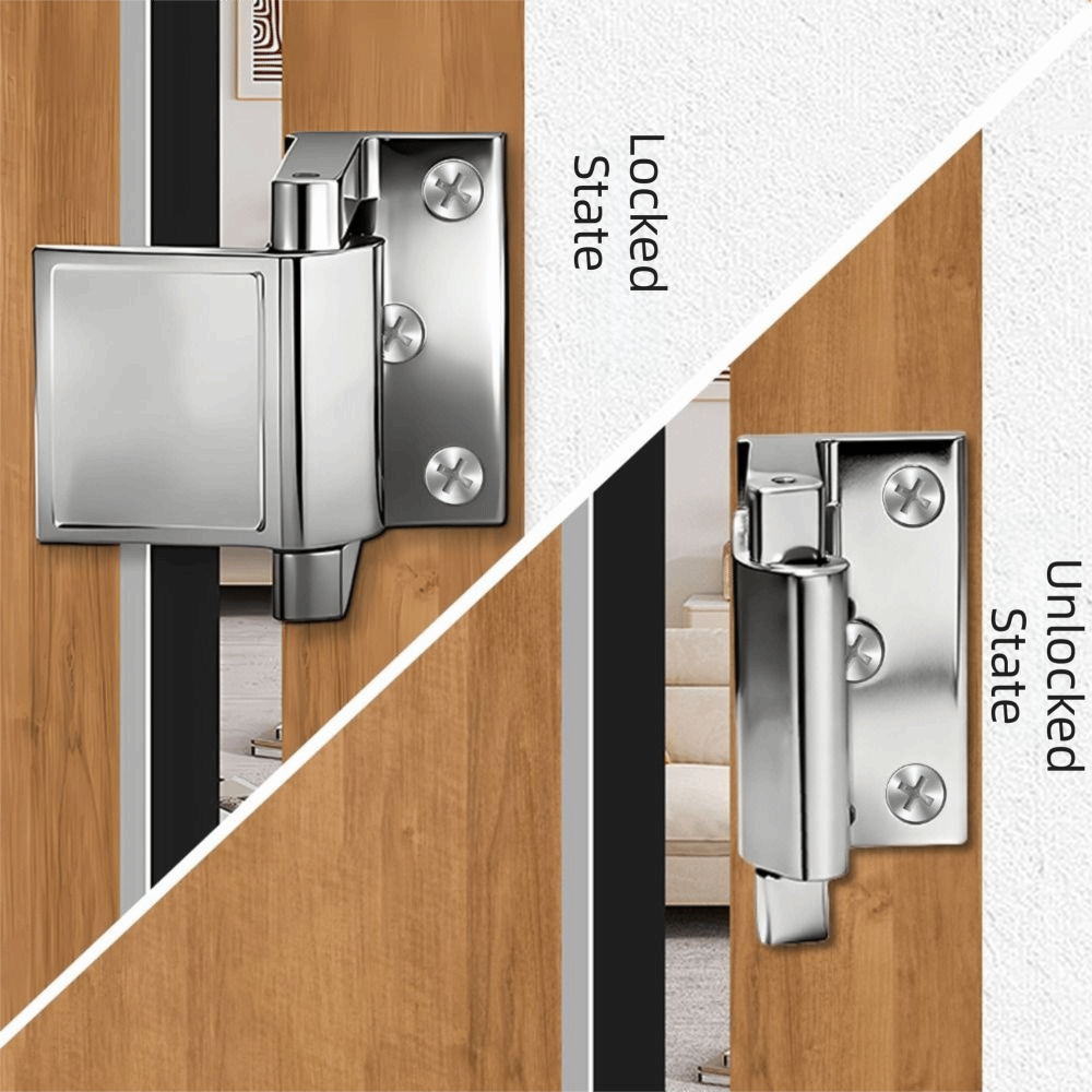 Türschloss aus Aluminiumlegier – Home Security Door Reinforcement Lock Bewertung und Preis