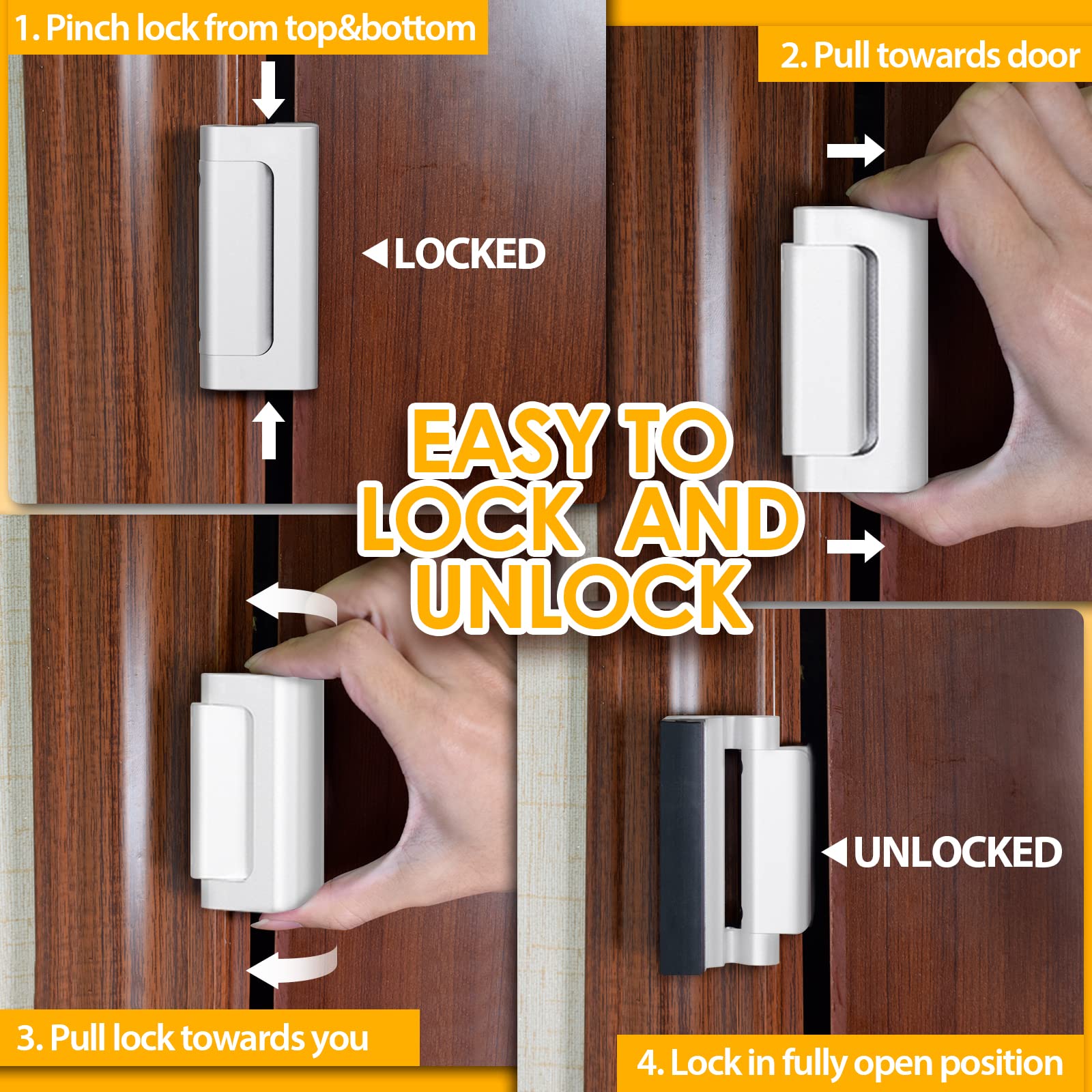 Neues Home Security Türschloss – Home Security Door Reinforcement Lock Bewertung und Preis
