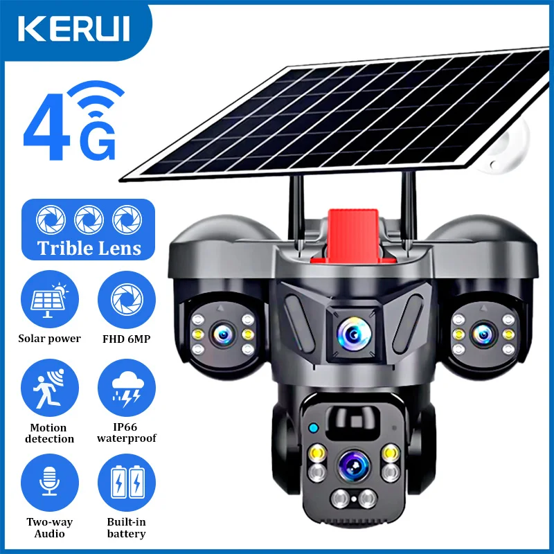 KERUI Outdoor PTZ 6MP 4G SIM W – Home Security Camera Installation Bewertung und Preis