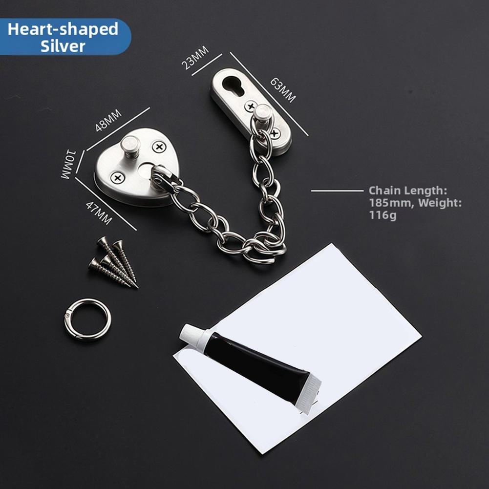 Edelstahl-Türkettenschloss ohn – Home Security Door Reinforcement Lock Bewertung und Preis